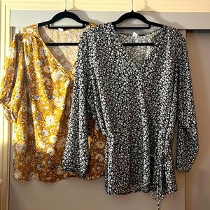 Set of 2 Old Navy Blouses XL